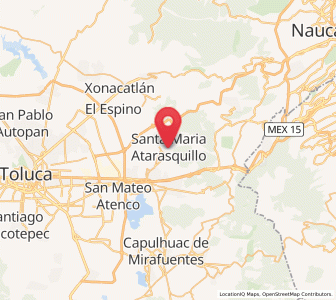 Map of San Mateo Atarasquíllo, México