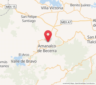 Map of San Mateo, México