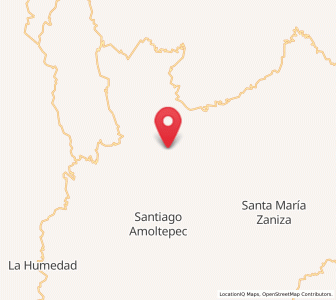 Map of San Mateo Yucutindoo, Oaxaca