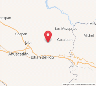 Map of San Miguel de Buenavista, Nayarit