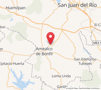 Map of San Miguel Dehetí, Querétaro