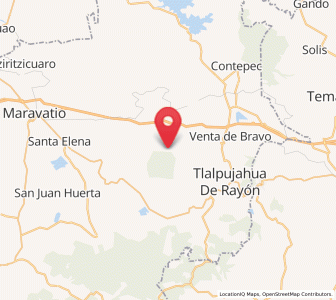 Map of San Miguel el Alto (El Puerto), Michoacán