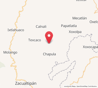 Map of San Miguel, Hidalgo