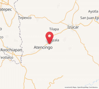 Map of San Miguel la Toma, Puebla
