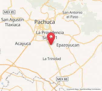 Map of San Miguel Nopalapa, Hidalgo