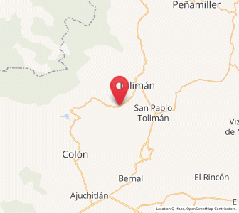 Map of San Miguel, Querétaro