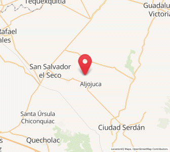 Map of San Miguel Tecuitlapa, Puebla