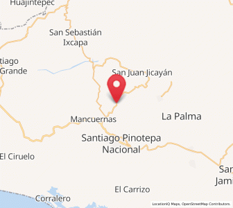 Map of San Miguel Tlacamama, Oaxaca