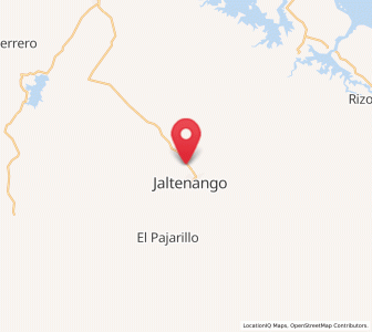 Map of San Nicolás, Chiapas