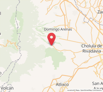 Map of San Nicolás de los Ranchos, Puebla