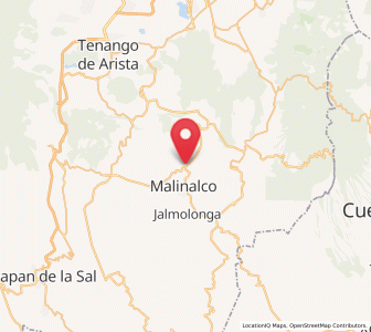 Map of San Nicolás, México