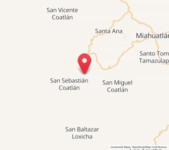 Map of San Pablo Coatlán, Oaxaca