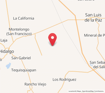 Map of San Pablo, Guanajuato