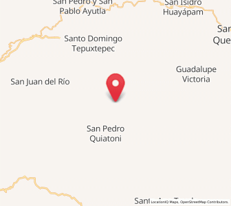 Map of San Pablo Lachiriega, Oaxaca