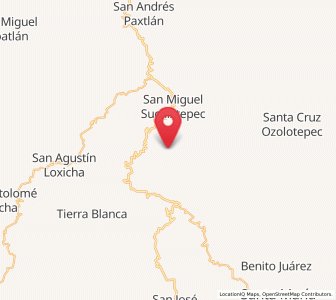 Map of San Pedro el Alto, Oaxaca