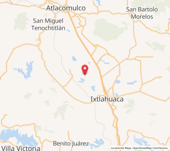 Map of San Pedro Los Baños, México