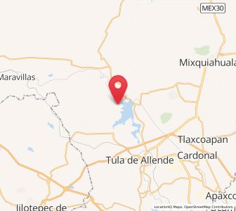 Map of San Pedro Nextlalpan, Hidalgo