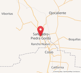 Map of San Pedro Piedra Gorda, Zacatecas