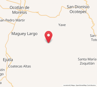 Map of San Pedro Taviche, Oaxaca