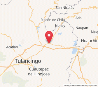 Map of San Pedro Tlachichilco, Hidalgo
