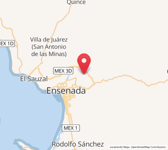 Map of San Rafael, Baja California