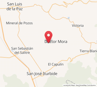 Map of San Rafael, Guanajuato