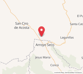 Map of San Rafael, San Luis Potosí