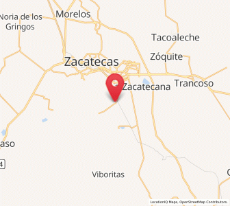 Map of San Ramón, Zacatecas