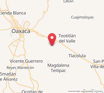 Map of San Sebastián Abasolo, Oaxaca