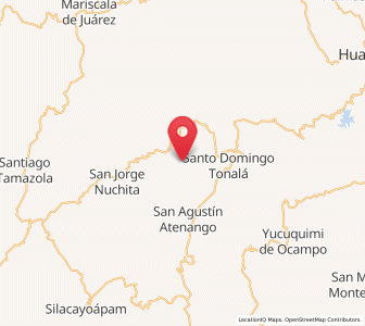 Map of San Sebastián del Monte, Oaxaca