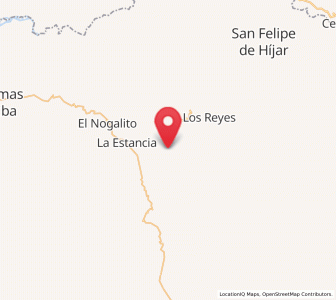 Map of San Sebastián del Oeste, Jalisco