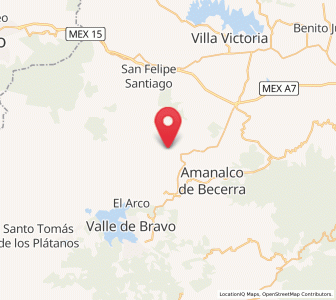 Map of San Simón de la Laguna, México
