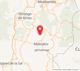 Map of San Simón el Alto, México