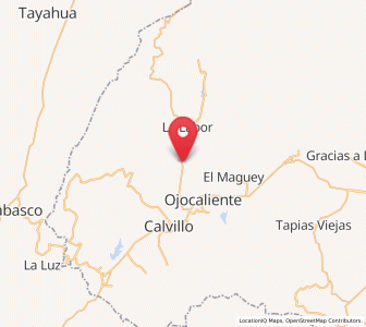 Map of San Tadeo, Aguascalientes