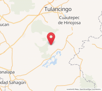 Map of Santa Ana Chichicuautla, Hidalgo