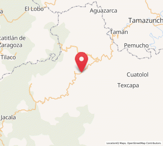 Map of Santa Ana de Allende, Hidalgo