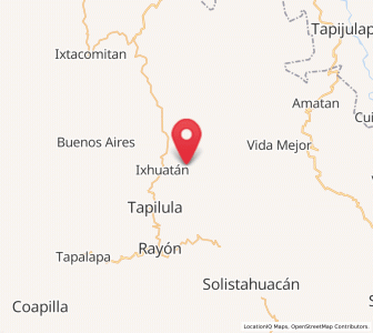 Map of Santa Anita, Chiapas