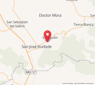 Map of Santa Anita, Guanajuato