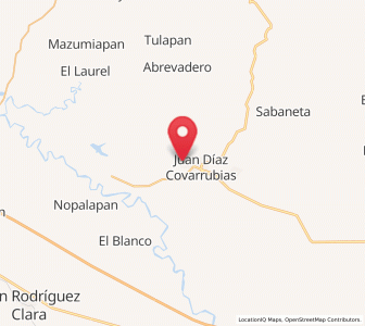 Map of Santa Catalina, Veracruz