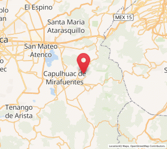 Map of Santa Cruz de Bravo (Santa Cruz), México