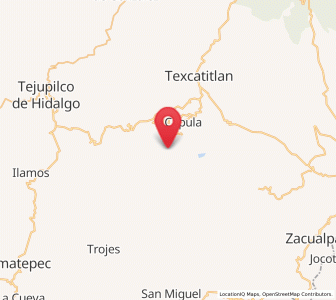 Map of Santa Cruz, México