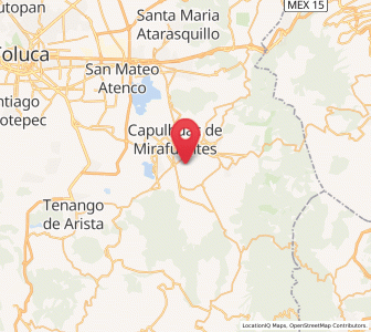 Map of Santa Fe Mezapa, México