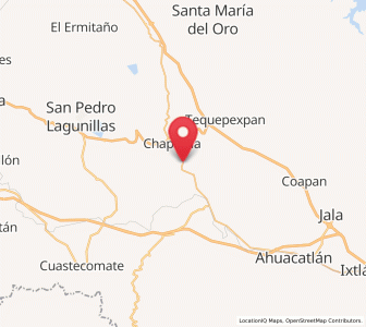 Map of Santa Isabel, Nayarit