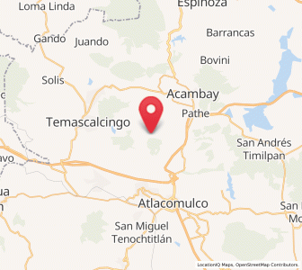 Map of Santa Lucía (Ejido de San Mateo el Viejo), México