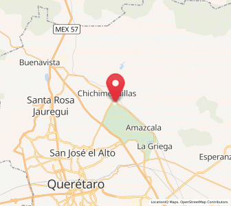 Map of Santa María Begoña, Querétaro