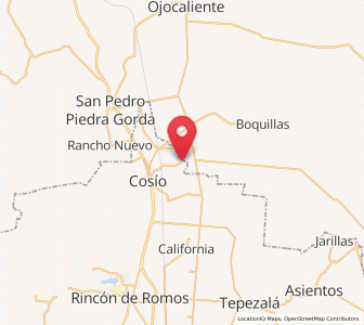 Map of Santa María de la Paz, Aguascalientes