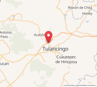 Map of Santa María el Chico, Hidalgo
