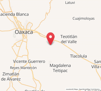 Map of Santa María Guelacé, Oaxaca