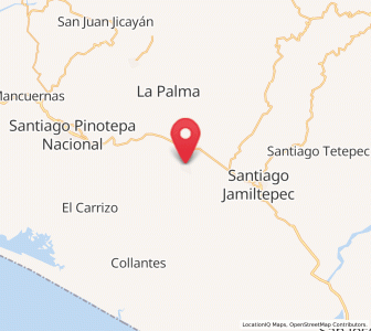 Map of Santa María Huazolotitlán, Oaxaca