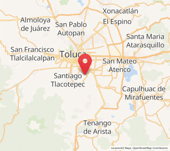 Map of Santa María Magdalena Ocotitlán, México